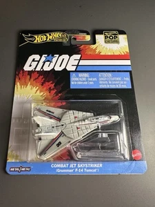 Hot Wheels Premium Pop Culture G.I.JOE Combat Jet Sky Striker (F-14 Tomcat) - Picture 1 of 5