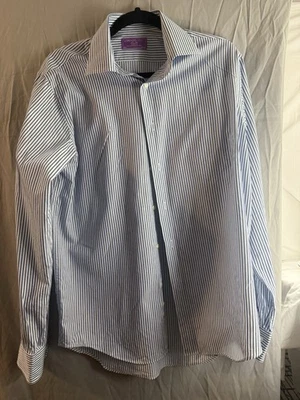 Lorenzo Uomo Dress Shirt Size 34/35 - Image 1 of 4