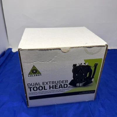 Lulzbot Dual Extruder Tool Head v3 with Accessories KT-CPO127 Taz 5 6 - Image 1 of 4