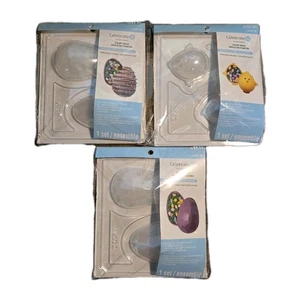 Stampo per caramelle 3 parti - uova di Pasqua uova di pulcino lotto di 3 stampi scatola cioccolato - Foto 1 di 13