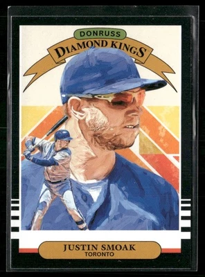 2019 Donruss Diamond Kings Justin Smoak Toronto Blue Jays #4 - Image 1 of 2