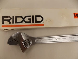 New Ridgid Model 710 10" 250mm Adjustable Crescent Wrench  E4 - Picture 1 of 4