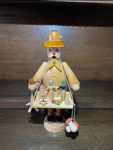 Räuchermännchen Spielwarenhändler Erzgebirge Drechslerei Friedbert Uhlig - Bild 1 von 10