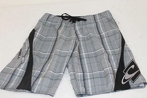O'NEILL "EXCLUSIVE" DESIGNER SWIM/SURF/BOARD GRAU GRAFIK SHORTS MIT LOGO Gr. 30 - Bild 1 von 6