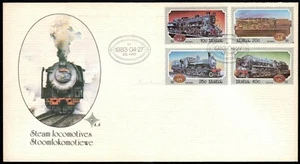 Locomotoras de vapor FDC Sudáfrica 1983 - Imagen 1 de 2
