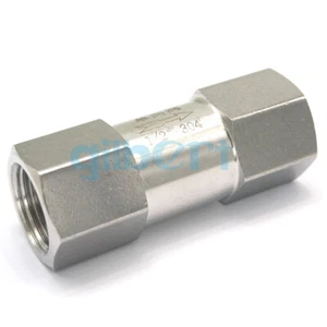 High Pressure 1/2" BSP Female 304 Stainless One Way Check Valve Non-return Valve - Picture 1 of 9