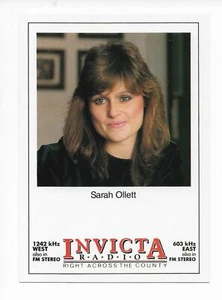 QSL Invicta Radio Canterbury Kent England UK Sarah Ollett Postkarte Chris Lee DX - Bild 1 von 1
