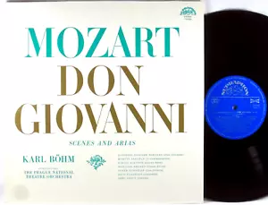 SUPRAPHON 1968 Mozart DON GIOVANNI Bohm NILSSON SCHREIER DIESKAU 1 12 0438 NM - Imagen 1 de 3