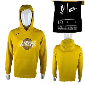 Nike Los Angeles Lakers Herren Large Sweatshirt Hoodie CD3238 728 Gelb Retro - Bild 1 von 12
