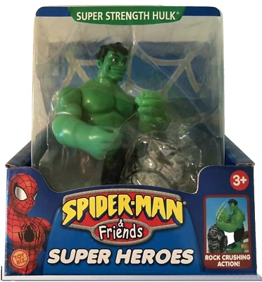 Spiderman & Friends Super Heroes Super Strength Hulk nuevo sellado de fábrica 2004 Foto 1 de 2
