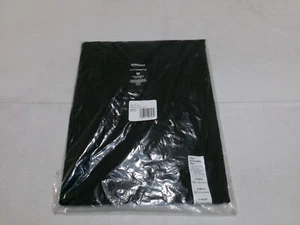 H986 SONOMA Everyday V-Neck Long Sleeve Tee Black Womens Size Medium - Picture 1 of 3