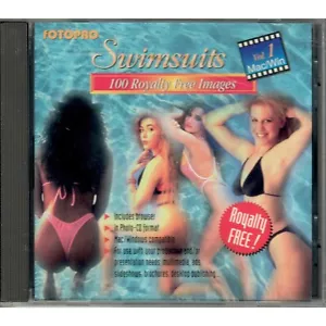 Swimsuits 100 Royalty Free Images Vol 1 CDROM Mac Windows FotoPro CDXPRT - Picture 1 of 2