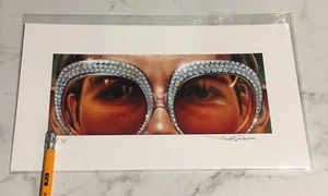 Jason Edmiston EWAF x/135 ELTON JOHN ROCKETMAN Signed Number Eyes FREE SHIPPING - Picture 1 of 6