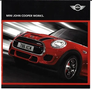 Mini John Cooper Works Hatchback 2015-2016 UK Market Sales Brochure - Picture 1 of 2
