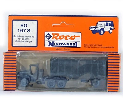 ONE ROCO MINITANKS 167S 1/87 1:87 HO H0 SEMI-TRAILER VAN TRUCK - Image 1 of 2