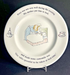 WEDGWOOD China PETER RABBIT Beatrix Potter 6.75" Bunny Plate Vintage NEW - Picture 1 of 8