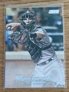 2017 Stadium Club J.T. Realmuto #71 Miami Marlins - Picture 1 of 2