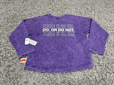 NUEVA Camiseta Star Wars Spirit Niños Jóvenes XL 14 Púrpura Hacer o No Hacer Parques Disney Foto 1 de 4