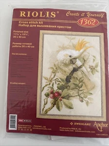 Kit de punto de cruz Riolis cacatúa blanca número 1362 - Imagen 1 de 1