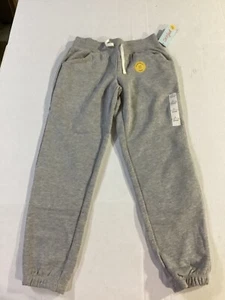 Cat & Jack Super Soft Girls Size Large (10/12) Fleece Jogger Pants Grey NEW - Picture 1 of 2