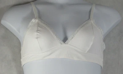 Jenni Women's On Repeat Wide Lace Bralette, Bright White, Large - Image 1 of 3