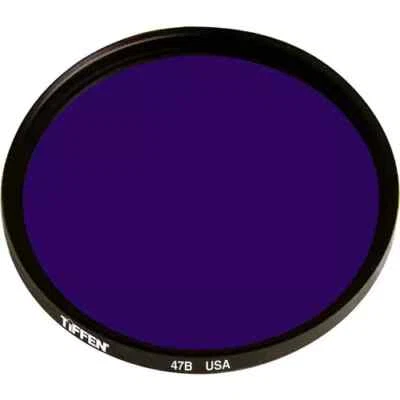 Tiffen 49mm Deep Blue #47B Color Balancing Filter 4947B - Image 1 of 3