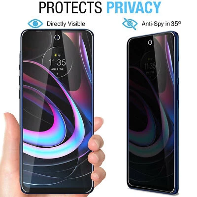 Privacy Screen Protector For Motorola Moto G22 G52 E32 E32s G31 G41 G51 G71 G200 - Image 1 of 4