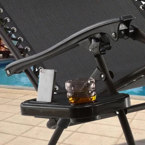 Sofá portátil para camping picnic playa jardín pesca silla mesa auxiliar portavasos - Imagen 1 de 8