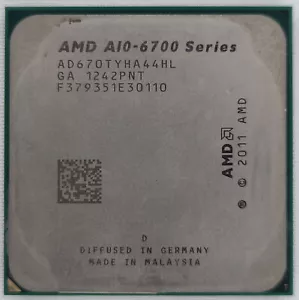 AMD A10-6700T Quad Core Processor 2.5 - 3.5GHZ Socket FM2 45W CPU - Picture 1 of 2