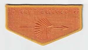 USA BOY SCOUTS OF AMERICA - OA HOME OF THE LODGE CHIEF SCOUT FLAP GHOST PATCH - Foto 1 di 2