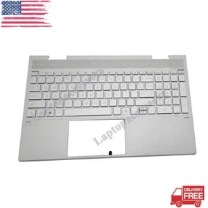 For HP ENVY X360 15-ED 15M-ED 15-ED1055WM Palmrest w/Backlit Keyboard L93226-001 - Picture 1 of 4