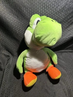 "Super Mario Bros Yoshi Jumbo Peluche 22"" Relleno Nintendo Bolsillos" Foto 1 de 4