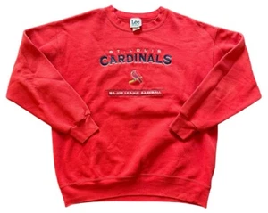 LEE SPORT St Louis Cardinals Sweatshirt Men's L Large Vintage Embroidered MLB - Picture 1 of 5