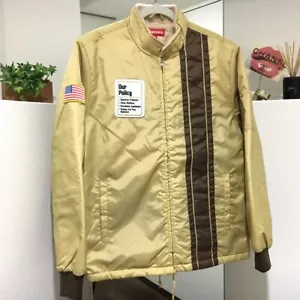 UNUSED SUPREME 17aw Pit Crew Jacket Nylon Jacket Beige - Picture 1 of 6