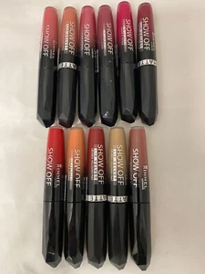 Rimmel Show Off Lip Velvet Matte Lip Color *YOU CHOOSE* COMBINED SHIPPING - Picture 1 of 12