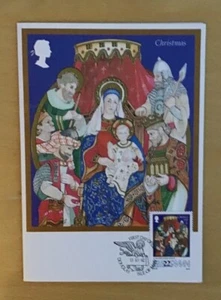 Douglas Isle Of Man Christmas 1992 Post Office Coleen Corlett Artwork Card - Picture 1 of 2