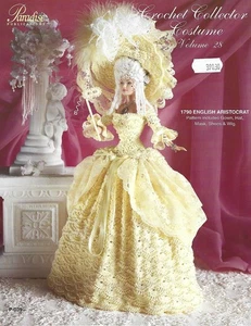 1790 English Aristocrat (Barbie) - Crochet Instruction Booklet - Foto 1 di 2