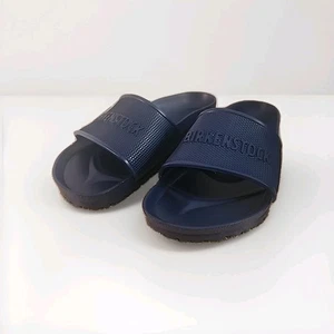 Birkenstock Barbados EVA Slides Sandals Slip On Navy Sz 38 Womans US 7 New!!! - Picture 1 of 10