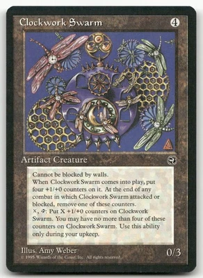 Clockwork Swarm (NM) Homelands HML Magic MTG - Image 1 of 2