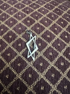 Vintage Star of David Sterling Silver Pendant 925 - Picture 1 of 3