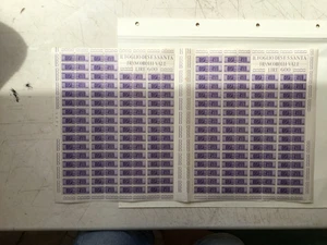 pacchi postali lire 10 foglio doppio - Foto 1 di 1