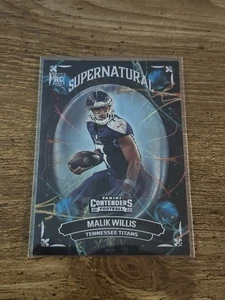 Malik Willis 2022 Panini Contenders #SN-MWI Supernatural Tennessee Titans - Foto 1 di 2