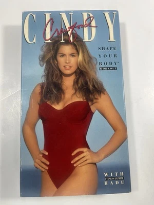 Cindy Crawford Shape Your Body Workout VHS (1992) Revlon Promo Variant #7059 - Image 1 of 4