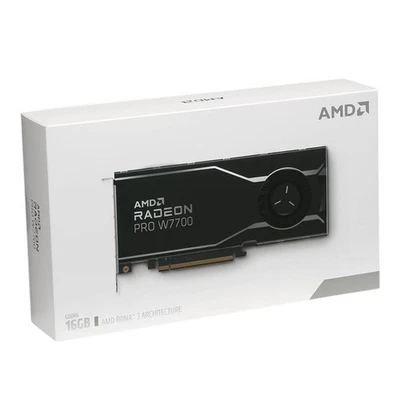 AMD Radeon Pro W7700 Single Fan 16GB GDDR6 PCIe 4.0 Graphics Card ⚡ New + Sealed - Image 1 of 4
