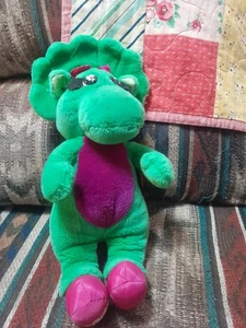Baby Bop Vintage 1992 Lyons Group Plüsch Barney der Dinosaurier grüner Freund 14 Zoll  - Bild 1 von 5