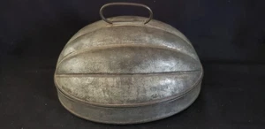 Vintage Melonenförmige gerippte Dose 2 Griff Puddingform - Bild 1 von 7