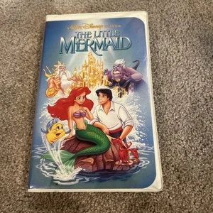 Walt Disney The Little Mermaid VHS Black Diamond Edition 913 Banned Cover RARE - Picture 1 of 3