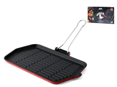 Bistecchiera in ghisa inossidabile modello Dietella con fondo in smalto di cm - Immagine 1 di 3