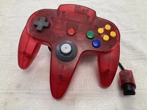 Nintendo 64 Official Watermelon Red Controller N64 Funtastic *VGC* 10/10 Stick - Picture 1 of 18