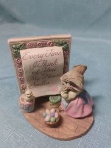 Vintage AGC Tiny Talk Collection “ Heartwarming Reminder" Mouse My Heart Smiles - Picture 1 of 18